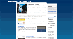 Desktop Screenshot of abogadosvalencia.org