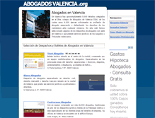 Tablet Screenshot of abogadosvalencia.org